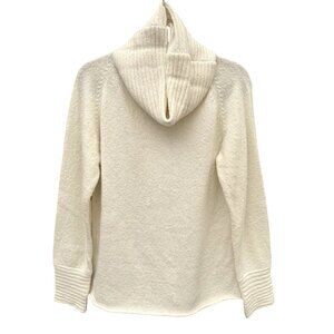 Terry Lewis Classic Luxuries Ribbed Knit Cowl Neck Sweater S Preppy Lagenlook